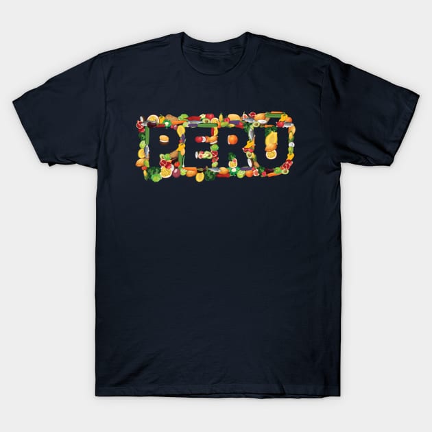 Peruvian Food T-Shirt by By_Russso